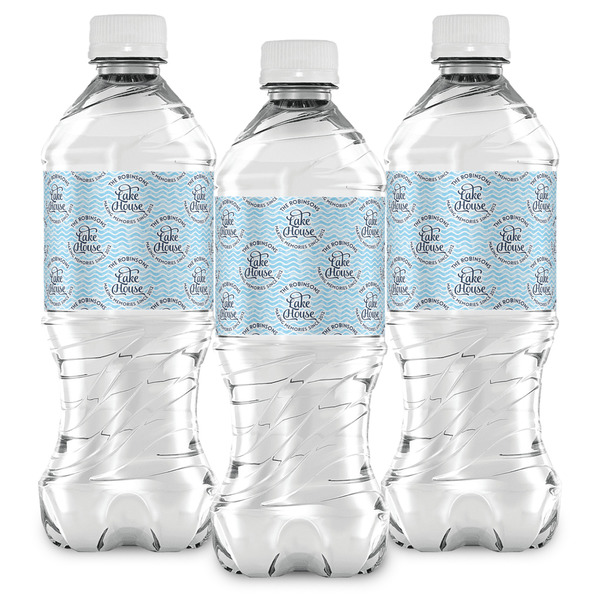Lake House #2 Water Bottle Labels - Front View