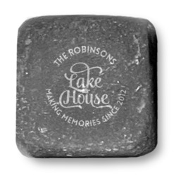 Lake House #2 Whiskey Stone Set - Set of 9 (Personalized)