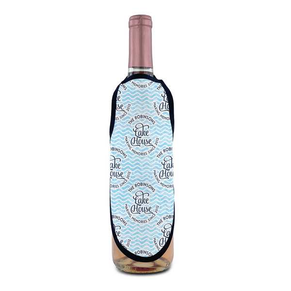 Lake House #2 Wine Bottle Apron - IN CONTEXT