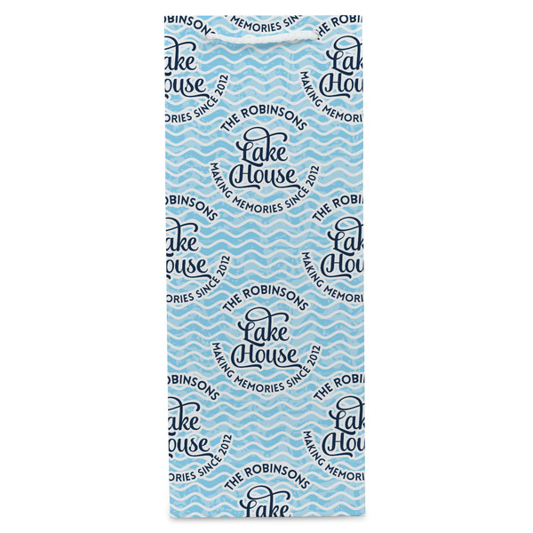 Lake House #2 Wine Gift Bag - Gloss - Front