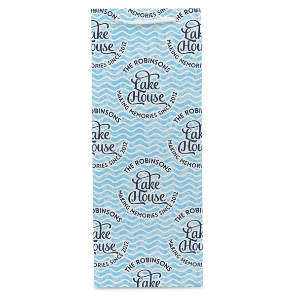 Lake House #2 Wine Gift Bag - Matte - Front