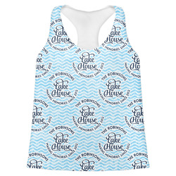 Lake House #2 Womens Racerback Tank Top - Small (Personalized)