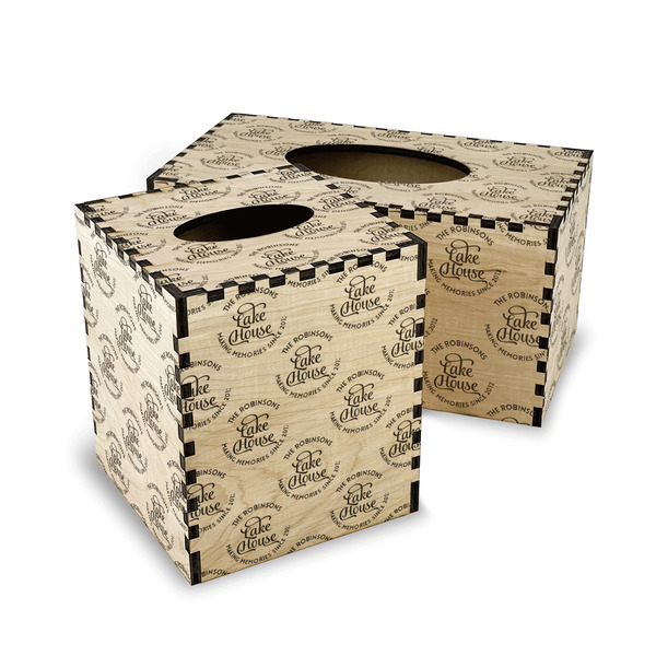 Lake House #2 Wood Tissue Box Covers - Parent/Main