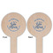 Lake House #2 Wooden 6" Food Pick - Round - Double Sided - Front & Back