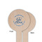 Lake House #2 Wooden 6" Food Pick - Round - Single Sided - Front & Back