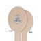 Lake House #2 Wooden Food Pick - Oval - Single Sided - Front & Back