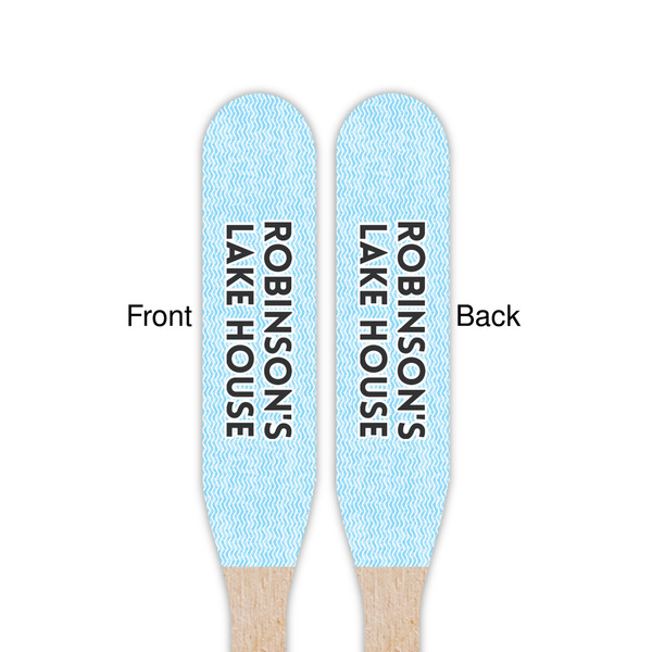 Lake House #2 Wooden Food Pick - Paddle - Double Sided - Front & Back
