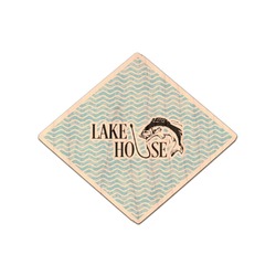 Lake House #2 Genuine Maple or Cherry Wood Sticker