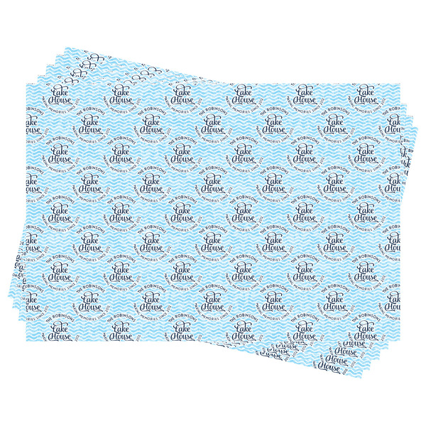 Lake House #2 Wrapping Paper - Front & Back - Sheets Approval