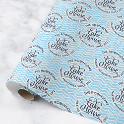 Lake House #2 Wrapping Paper Roll - Medium - Matte (Personalized)
