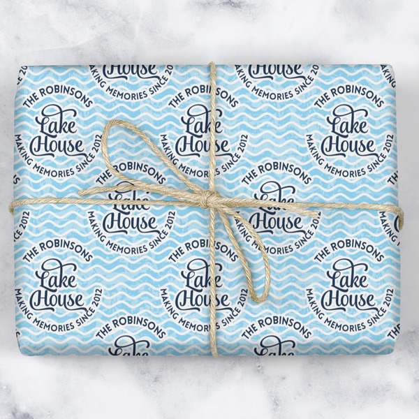 Lake House #2 Wrapping Paper Roll - Matte - Wrapped Box