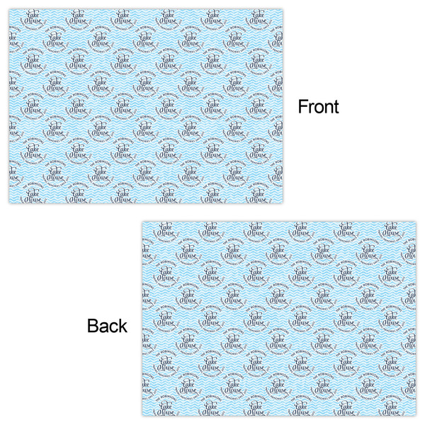 Lake House #2 Wrapping Paper Sheet - Double Sided - Front & Back