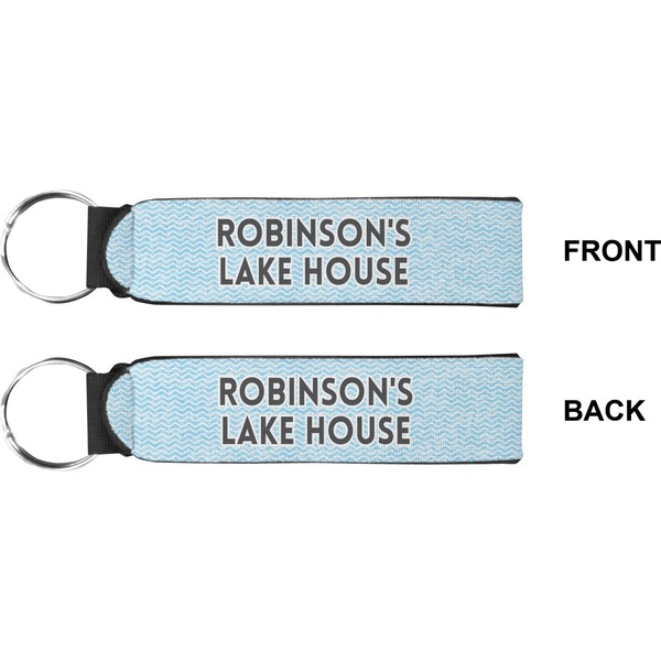 Lake House w/Name & Date Wristlet (Front + Back)