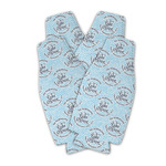 Lake House #2 Zipper Bottle Cooler - Set of 4 (Personalized)