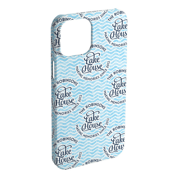 Custom Lake House #2 iPhone Case - Plastic (Personalized)