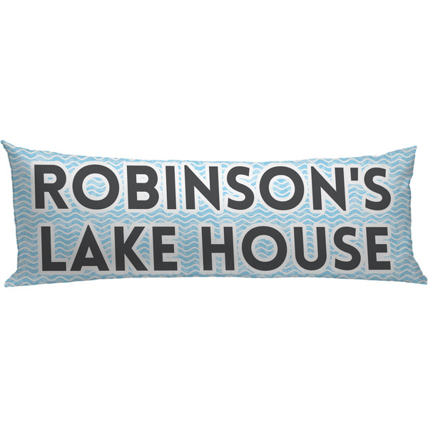 Custom Lake House #2 Body Pillow Case (Personalized)