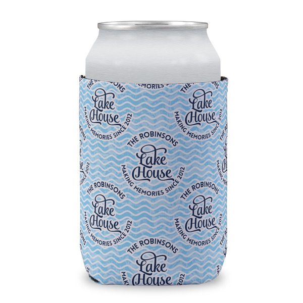 Lake House w/Name & Date Can Sleeve