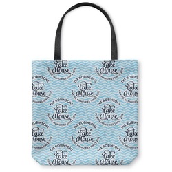 Lake House #2 Canvas Tote Bag (Personalized)