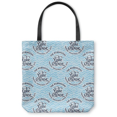 Lake House #2 Canvas Tote Bag (Personalized)
