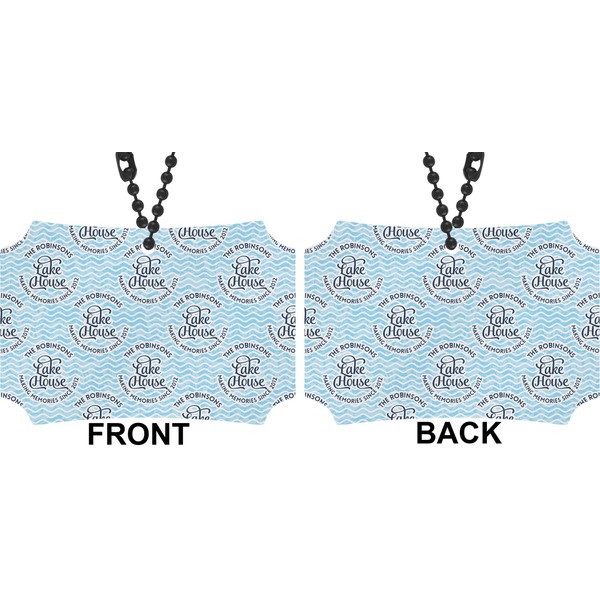 Lake House w/Name & Date Car Ornament - Berlin (Approval)