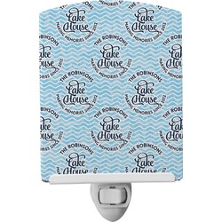 Lake House #2 Ceramic Night Light (Personalized)