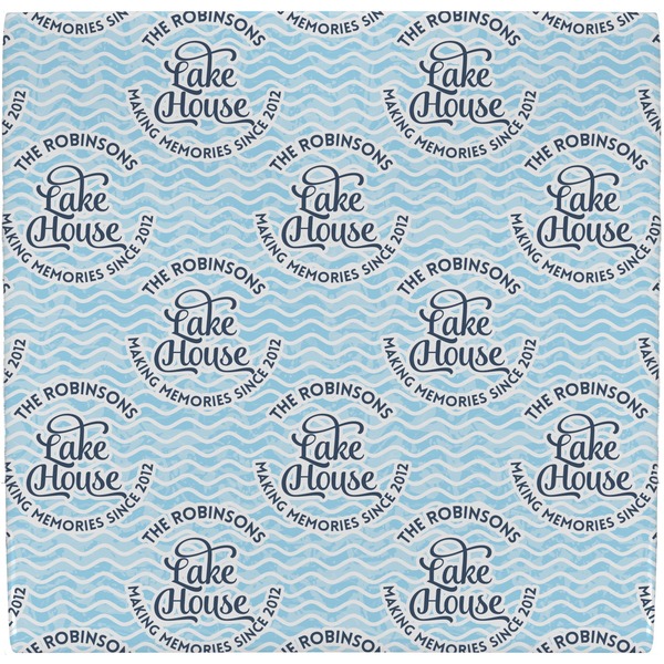 Custom Lake House #2 Ceramic Tile Hot Pad (Personalized)