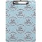 Lake House #2 Clipboard (Letter Size) (Personalized)