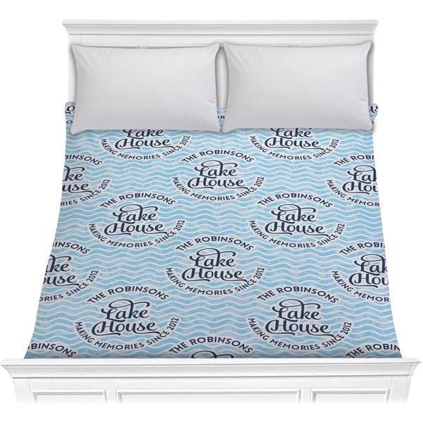 Custom Lake House #2 Comforter - Full / Queen (Personalized)