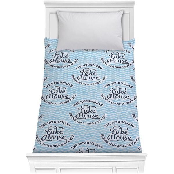 Custom Lake House #2 Comforter - Twin (Personalized)