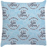 Lake House #2 Decorative Pillow Case (Personalized)