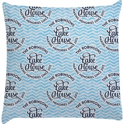 Lake House #2 Decorative Pillow Case (Personalized)