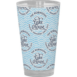Lake House #2 Pint Glass - Full Color (Personalized)