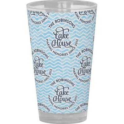 Lake House #2 Pint Glass - Full Color (Personalized)