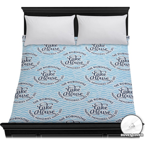 Custom Lake House #2 Duvet Cover - Full / Queen (Personalized)
