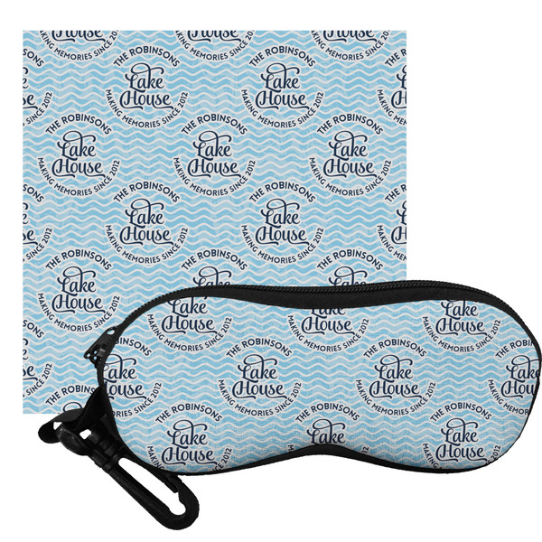 Custom Lake House #2 Eyeglass Case & Cloth (Personalized)
