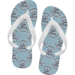 Lake House #2 Flip Flops - Small (Personalized)