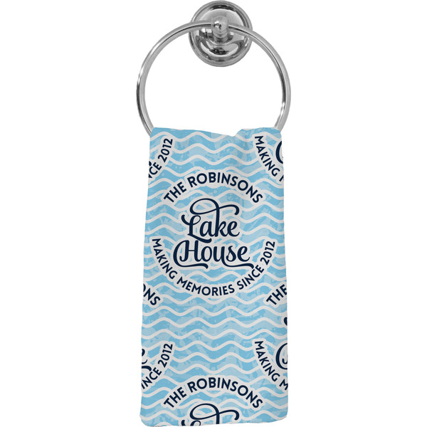 Custom Lake House #2 Hand Towel - Full Print (Personalized)