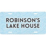 Lake House #2 Front License Plate (Personalized)