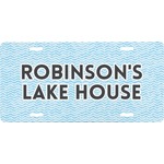 Lake House #2 Front License Plate (Personalized)
