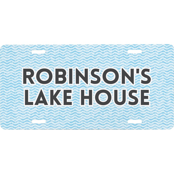 Custom Lake House #2 Front License Plate (Personalized)