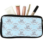 Lake House #2 Makeup / Cosmetic Bag - Small (Personalized)