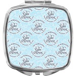 Lake House #2 Compact Makeup Mirror (Personalized)