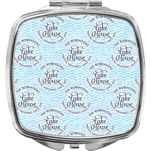 Custom Lake House #2 Compact Makeup Mirror (Personalized)