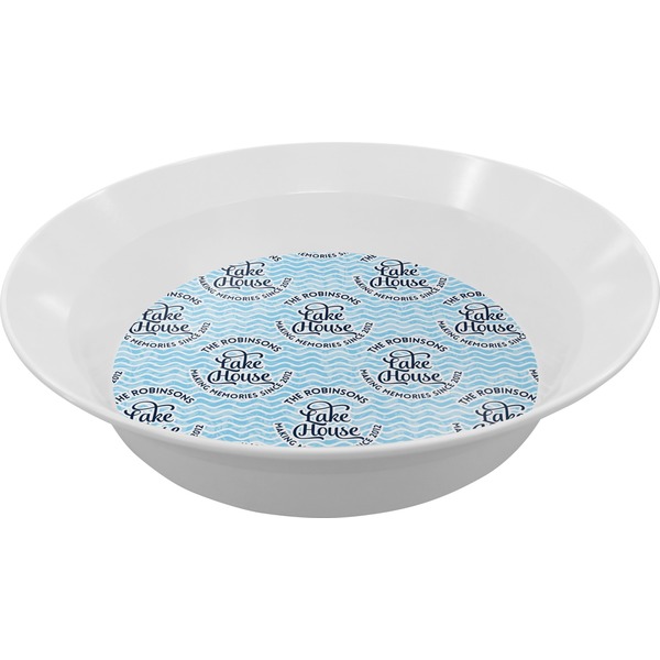 Custom Lake House #2 Melamine Bowl (Personalized)