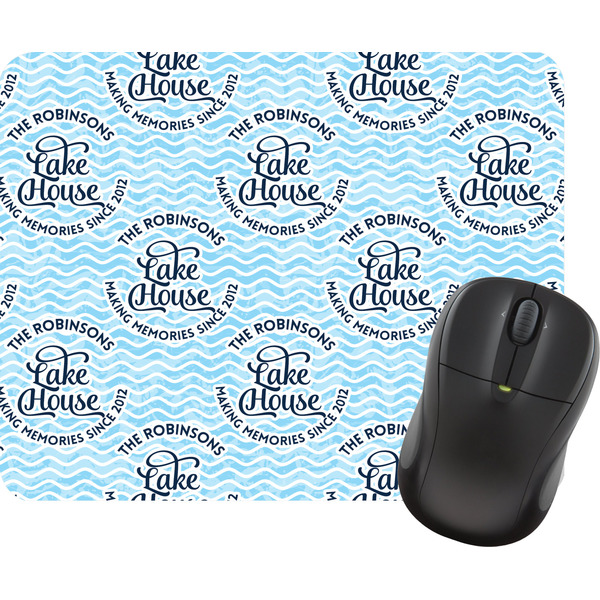 Custom Lake House #2 Rectangular Mouse Pad (Personalized)