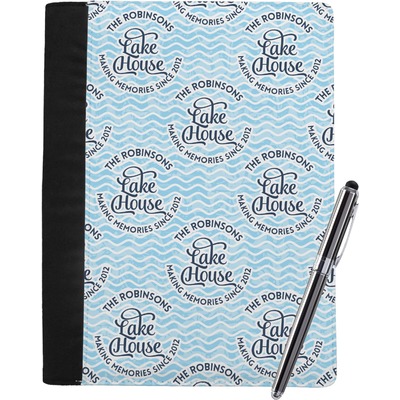 Lake House #2 Notebook Padfolio - Large w/ Name All Over