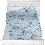 Lake House #2 Minky Blanket - Twin / Full - 80"x60" - Double Sided (Personalized)