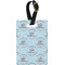 Lake House w/Name & Date Personalized Rectangular Luggage Tag
