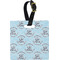 Lake House w/Name & Date Personalized Square Luggage Tag