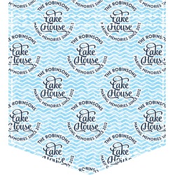 Lake House #2 Iron On Faux Pocket (Personalized)